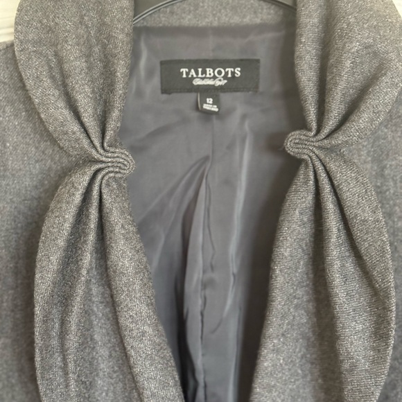 Talbots Gray Jacket Size 12 - Picture 5 of 11